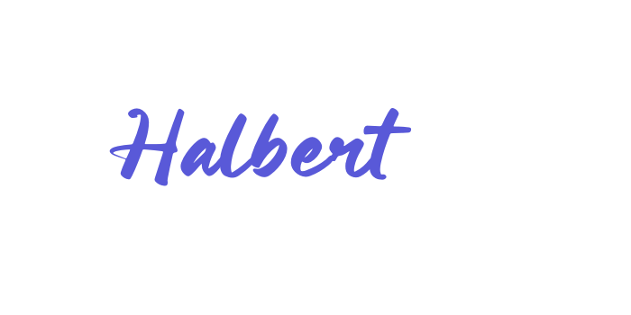 Halbert Font Download