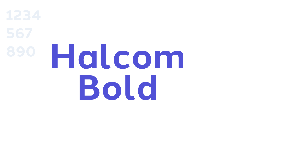 Halcom Bold-font-download