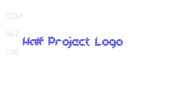 Half Project Logo font free