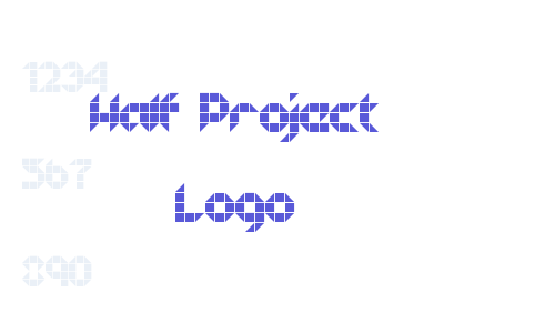 Half Project Logo Font