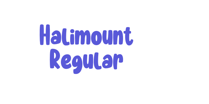 Halimount Regular Font Download