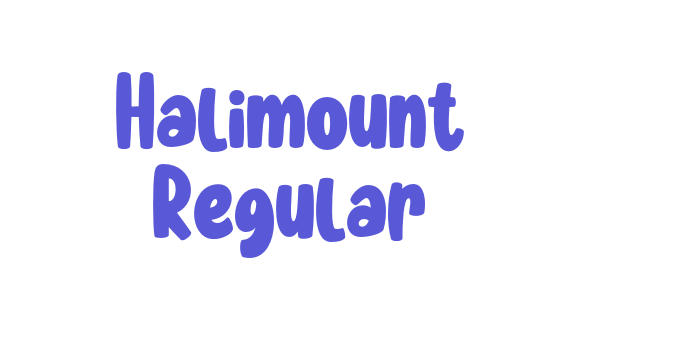 Halimount Regular Font