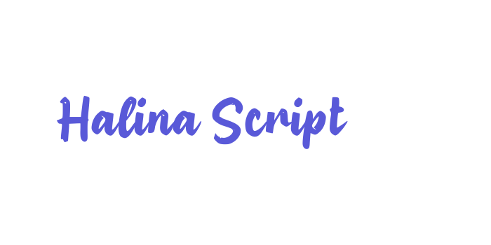 Halina Script Font Download