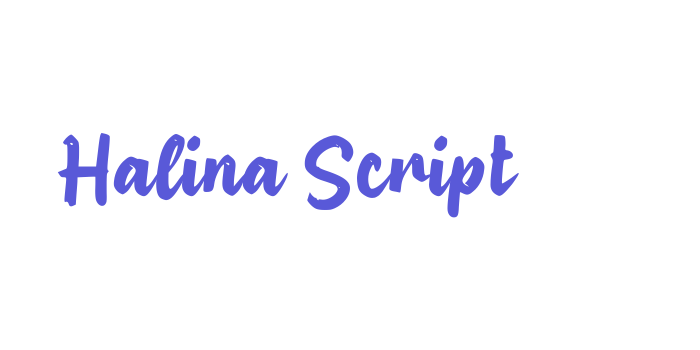 Halina Script Font