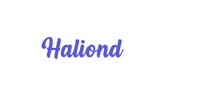 Haliond Font Download