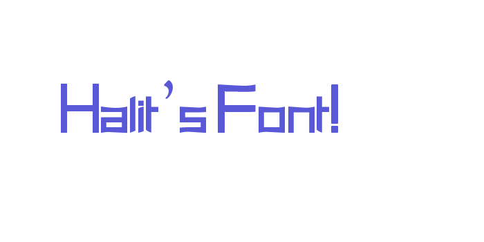 Halit’s Font! Font