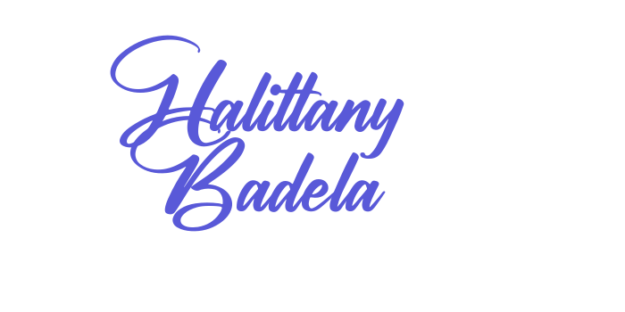 Halittany Badela Font