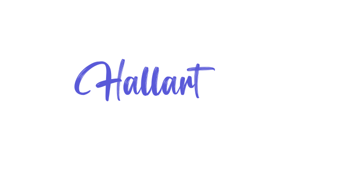 Hallart Font