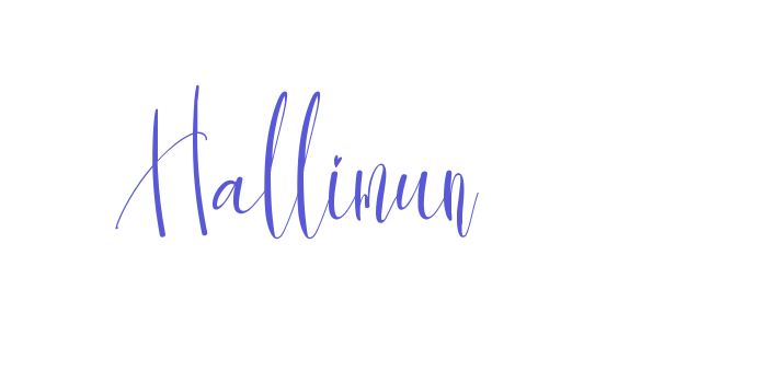 Hallimun Font