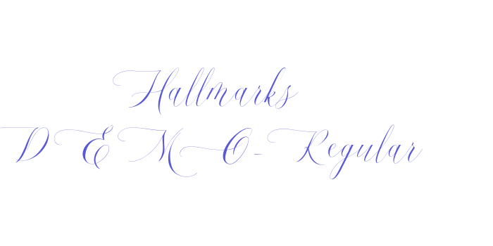 Hallmarks DEMO-Regular Font Download