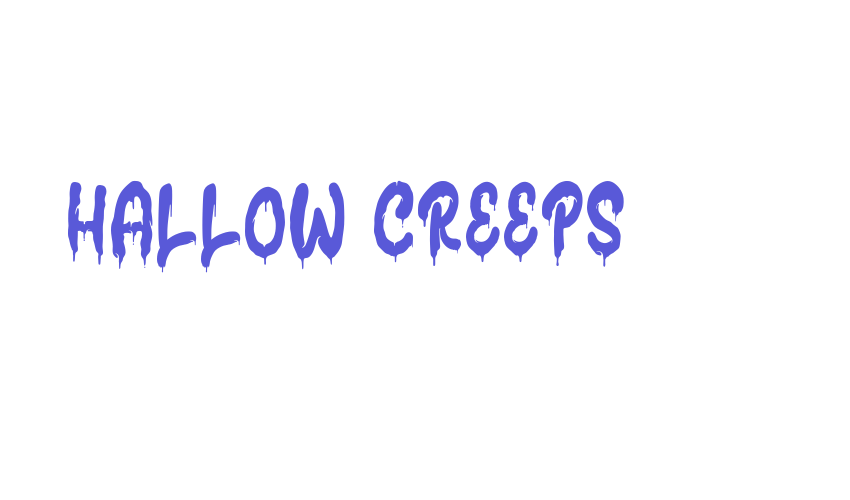 Hallow Creeps Font Download