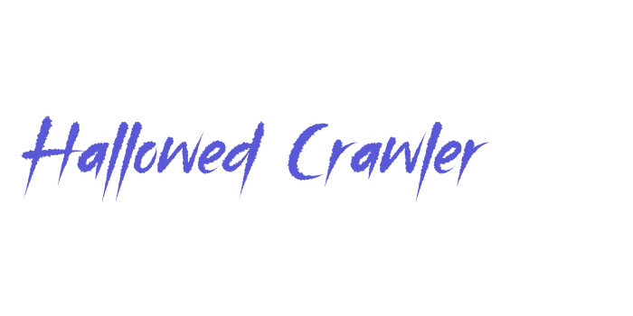 Hallowed Crawler Font Download