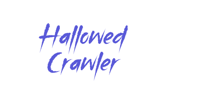 Hallowed Crawler Font