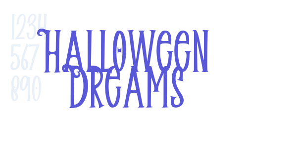 Halloween Dreams font free