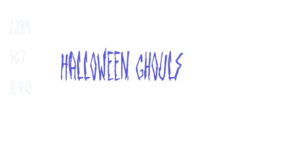 Halloween Ghouls font free