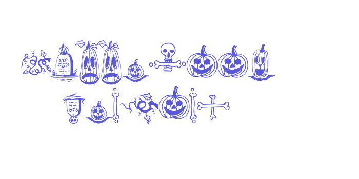 Halloween Borders Font Download