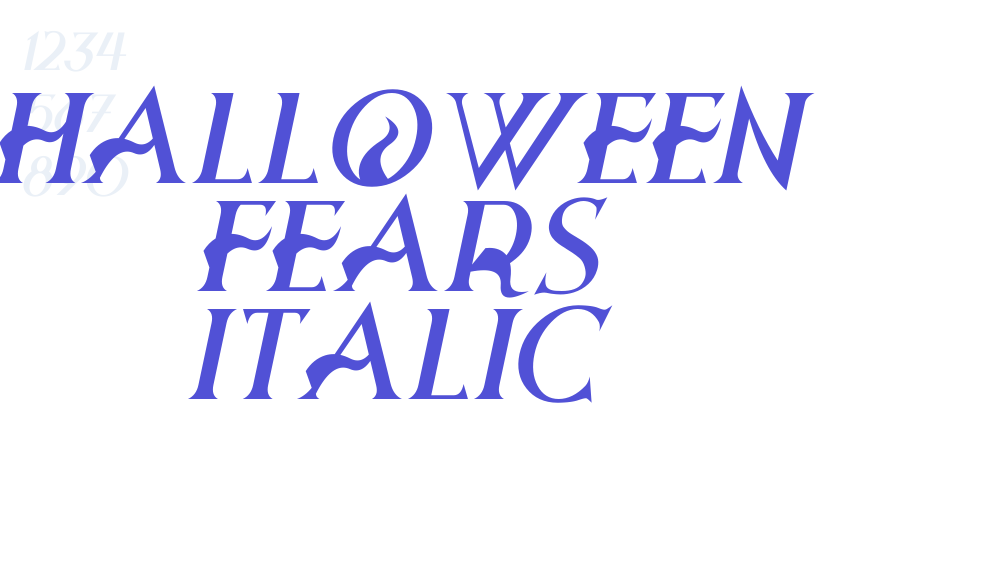 Halloween Fears Italic-font-download