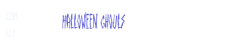Halloween Ghouls-related font