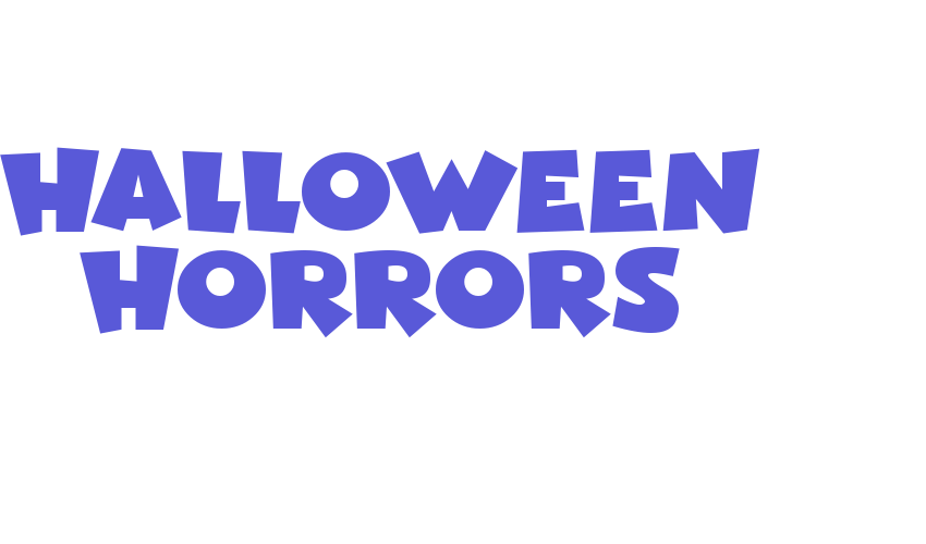 Halloween Horrors Font Download