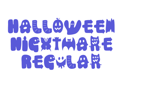 Halloween Nightmare Regular Font