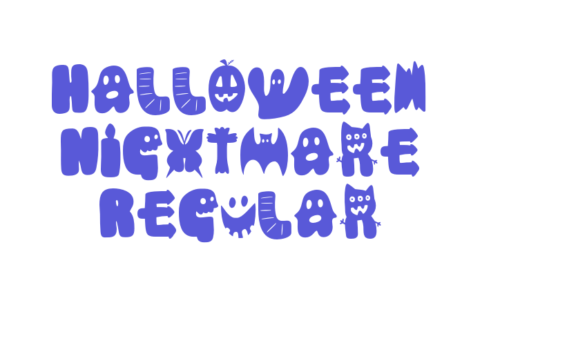 Halloween Nightmare Regular Font Download