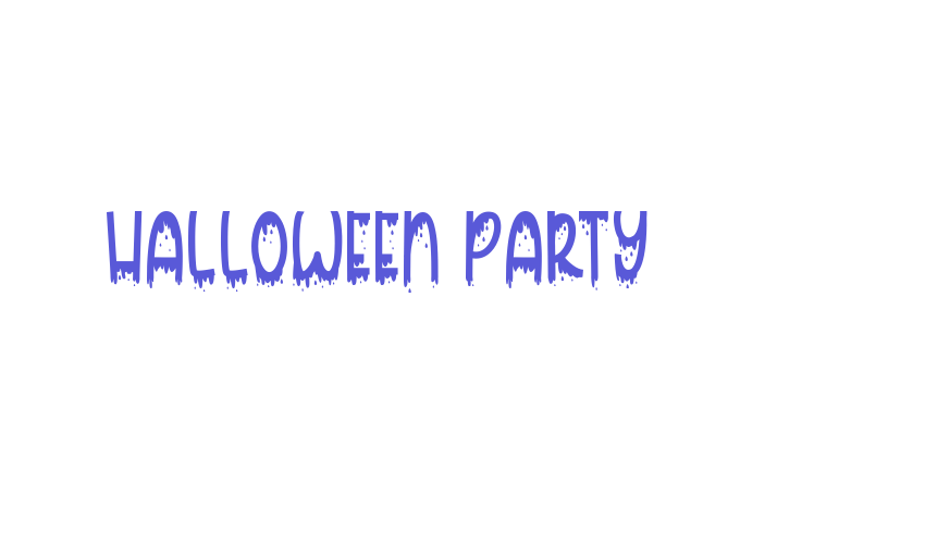 Halloween Party Font Download