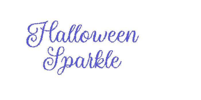 Halloween Sparkle Font