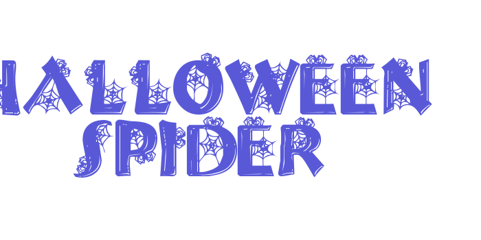 Halloween Spider Font