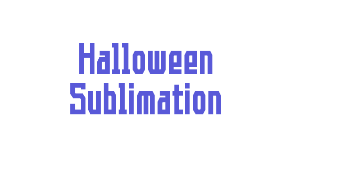 Halloween Sublimation Font Download