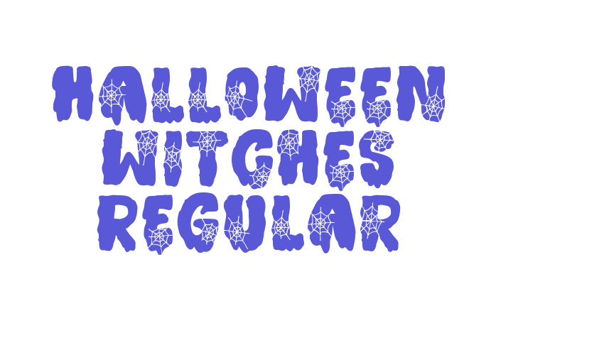 Halloween witches Regular Font Download