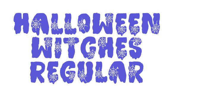 Halloween witches Regular Font Download