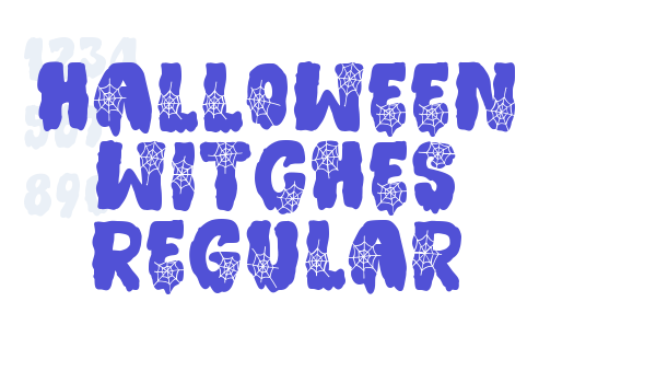 Halloween witches Regular font download