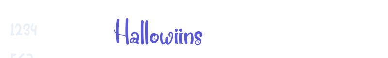 Hallowiins font