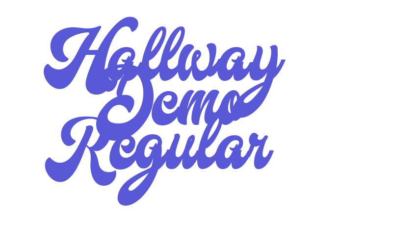 Hallway  Demo Regular Font Download