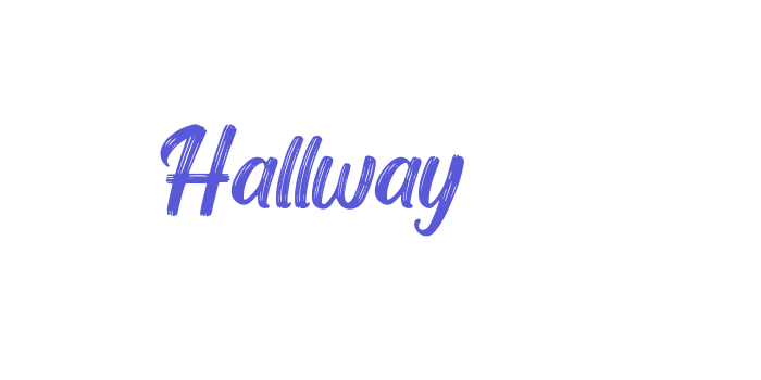 Hallway Font