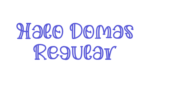 Halo Domas Regular Font Download