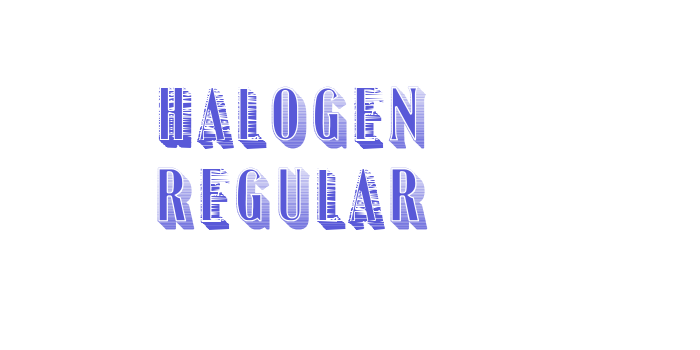 Halogen Regular Font Download