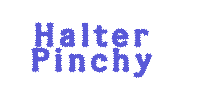 Halter Pinchy Font Download