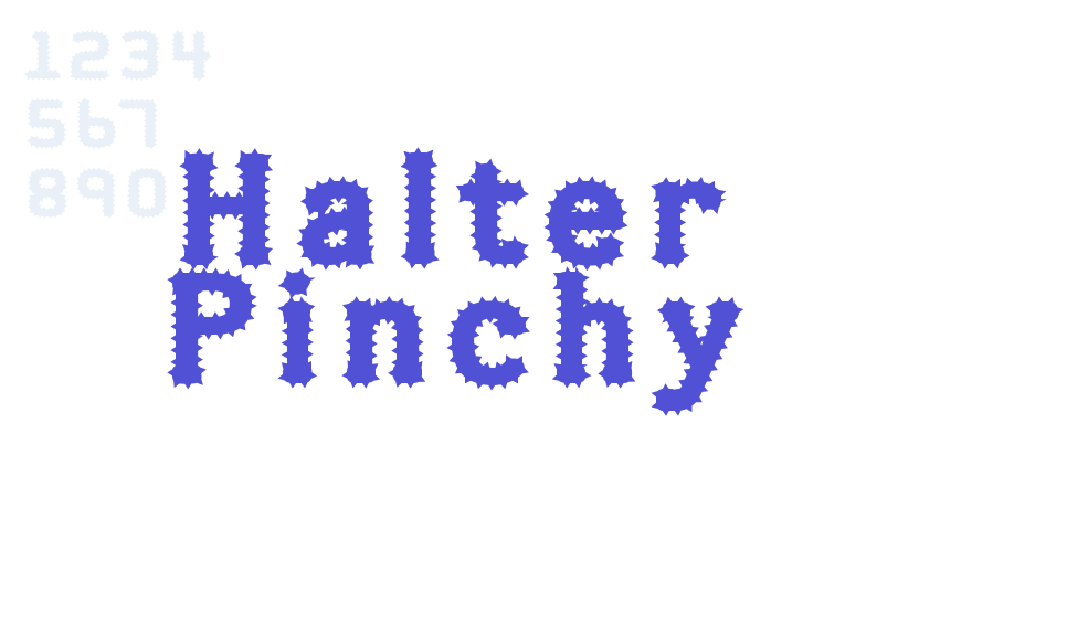 Halter Pinchy-font-download