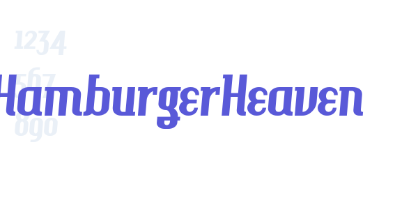 HamburgerHeaven font free