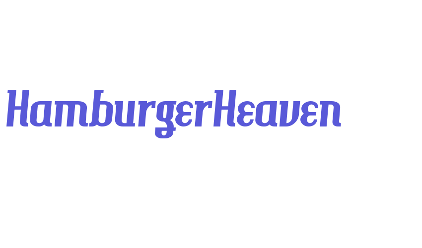 HamburgerHeaven Font Download