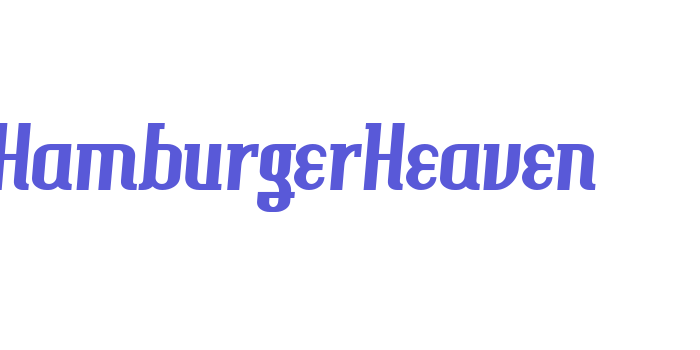 HamburgerHeaven Font Download