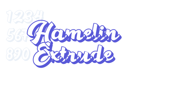 Hamelin Extrude font free