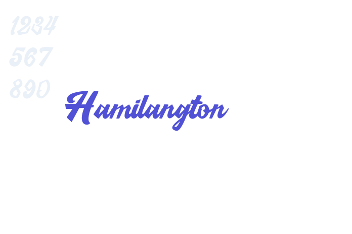 Hamilangton font download