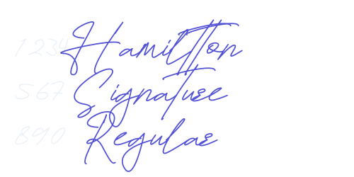 Hamiltton Signature Regular-font-download