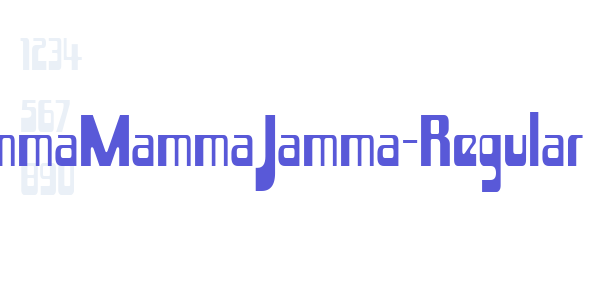 HammaMammaJamma-Regular font free