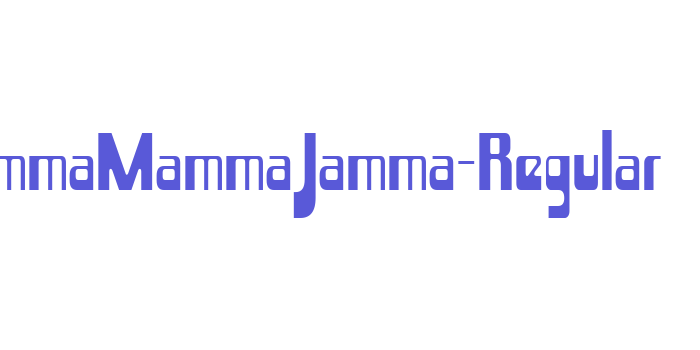 HammaMammaJamma-Regular Font Download