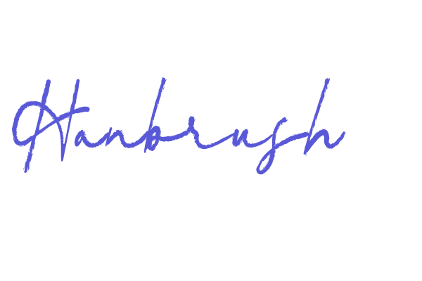 Hanbrush Font