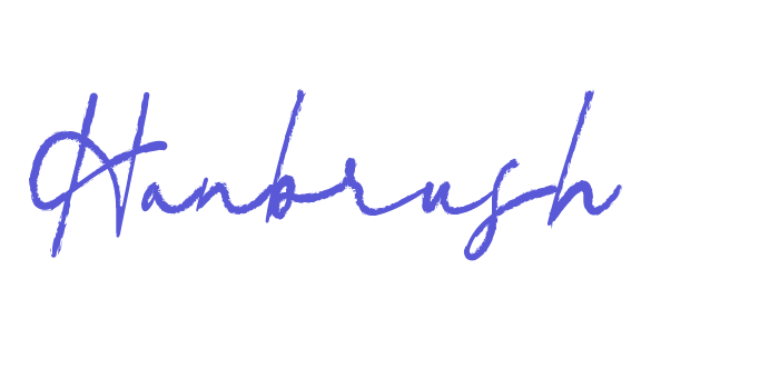 Hanbrush Font Download