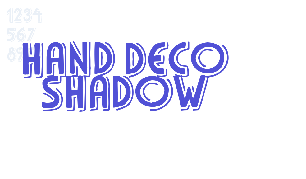 Hand Deco Shadow-font-download